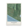 Map of Mauckport, Indiana, 12 x 18 inch unframed archival matte print