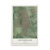 Map of New Whiteland, Indiana, 12 x 18 inch unframed archival matte print