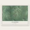 Stanford, Indiana map print, the full design