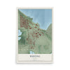 Map of Whiting, Indiana, 12 x 18 inch unframed archival matte print