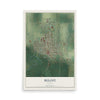 Map of Beloit, Kansas, 12 x 18 inch unframed archival matte print