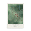 Map of Cedar Vale, Kansas, 12 x 18 inch unframed archival matte print