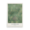 Map of Clearwater, Kansas, 12 x 18 inch unframed archival matte print