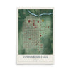 Map of Cottonwood Falls, Kansas, 12 x 18 inch unframed archival matte print