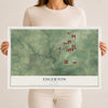 Map of Edgerton, Kansas, 12 x 18 inch unframed archival matte print