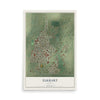 Map of Elkhart, Kansas, 12 x 18 inch unframed archival matte print