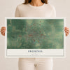 Map of Fredonia, Kansas, 12 x 18 inch unframed archival matte print
