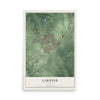 Map of Gardner, Kansas, 12 x 18 inch unframed archival matte print