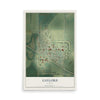 Map of Gaylord, Kansas, 12 x 18 inch unframed archival matte print