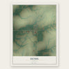 Home, Kansas map print, the full design