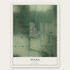 Idana, Kansas map print, the full design