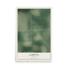 Map of Labette, Kansas, 12 x 18 inch unframed archival matte print