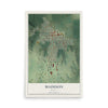 Map of Madison, Kansas, 12 x 18 inch unframed archival matte print