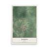 Map of Marion, Kansas, 12 x 18 inch unframed archival matte print