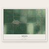 Niles, Kansas map print, the full design