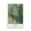Map of Paradise, Kansas, 12 x 18 inch unframed archival matte print
