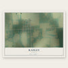 Radley, Kansas map print, the full design