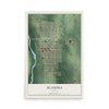Map of Scandia, Kansas, 12 x 18 inch unframed archival matte print