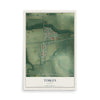 Map of Timken, Kansas, 12 x 18 inch unframed archival matte print