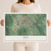 Map of Troy, Kansas, 12 x 18 inch unframed archival matte print