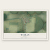Weskan, Kansas map print, the full design