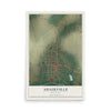 Map of Adairville, Kentucky, 12 x 18 inch unframed archival matte print