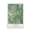 Map of Alexandria, Kentucky, 12 x 18 inch unframed archival matte print
