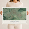 Map of Barbourmeade, Kentucky, 12 x 18 inch unframed archival matte print