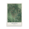 Map of Bellefonte, Kentucky, 12 x 18 inch unframed archival matte print