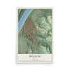 Map of Bellevue, Kentucky, 12 x 18 inch unframed archival matte print