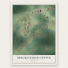Breckinridge Center, Kentucky map print, the full design