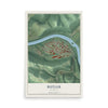 Map of Butler, Kentucky, 12 x 18 inch unframed archival matte print