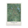 Map of Central City, Kentucky, 12 x 18 inch unframed archival matte print