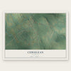 Cerulean, Kentucky map print, the full design