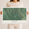 Map of Clay City, Kentucky, 12 x 18 inch unframed archival matte print
