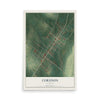 Map of Corydon, Kentucky, 12 x 18 inch unframed archival matte print