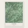 Custer, Kentucky map print, the full design