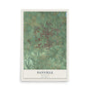 Map of Danville, Kentucky, 12 x 18 inch unframed archival matte print