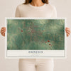 Map of Eminence, Kentucky, 12 x 18 inch unframed archival matte print