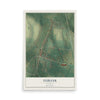 Map of Eubank, Kentucky, 12 x 18 inch unframed archival matte print