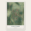 Fancy Farm, Kentucky map print, the full design