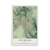 Map of Fort Mitchell, Kentucky, 12 x 18 inch unframed archival matte print