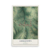 Map of Germantown, Kentucky, 12 x 18 inch unframed archival matte print