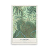 Map of Glencoe, Kentucky, 12 x 18 inch unframed archival matte print