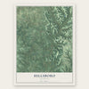Hillsboro, Kentucky map print, the full design