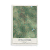 Map of Hodgenville, Kentucky, 12 x 18 inch unframed archival matte print