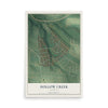 Map of Hollow Creek, Kentucky, 12 x 18 inch unframed archival matte print