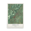 Map of Horse Cave, Kentucky, 12 x 18 inch unframed archival matte print