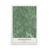 Map of Jeffersonville, Kentucky, 12 x 18 inch unframed archival matte print