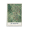 Map of Lawrenceburg, Kentucky, 12 x 18 inch unframed archival matte print